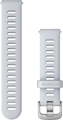 Silikonový řemínek Garmin 18mm (pro Venu 2S, Vívoactive 4S, Vívomove 3S aj), bílý, Quick Release, 010-11251-3F
