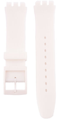 Silikonový řemínek Ricardo Barletta (pro Swatch), bílý