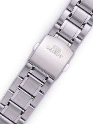 Stříbrný ocelový náramek Orient KDEQHSS, překlápěcí spona (pro model FUG1X)