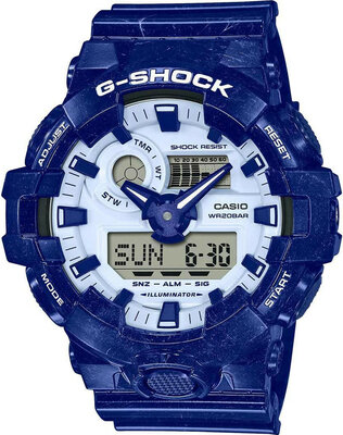Casio G-Shock Original GA-700BWP-2AER Blue Porcelain Series