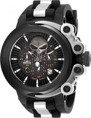 Invicta Marvel Quartz 55mm 26006 Punisher Limited Edition 3000pcs