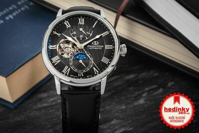 Orient Star Classic M45 F7 Moon Phase Open Heart Automatic RE-AY0107N00B