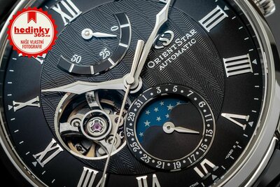 Orient Star Classic M45 F7 Moon Phase Open Heart Automatic RE-AY0107N00B