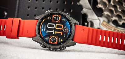 Silikonový řemínek Ricardo 20mm (pro Garmin Fenix 8/7S/6S (43mm), aj.), červený, QuickFit