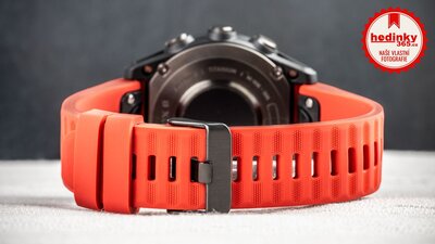 Silikonový řemínek Ricardo 20mm (pro Garmin Fenix 8/7S/6S (43mm), aj.), červený, QuickFit