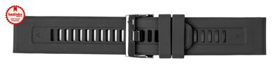 Silikonový řemínek Ricardo 26mm (pro Garmin Fenix 8/7X/6X (51mm), Tactix aj.), černý, QuickFit