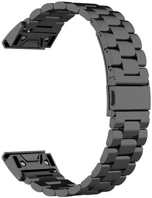 Ocelový náramek Ricardo Tiorre 26mm, Black, QuickFit