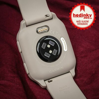 Garmin Venu Sq 2 Music, Cream Gold / Grey Band