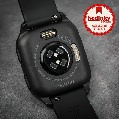 Garmin Venu Sq 2 Music, Slate / Black Band