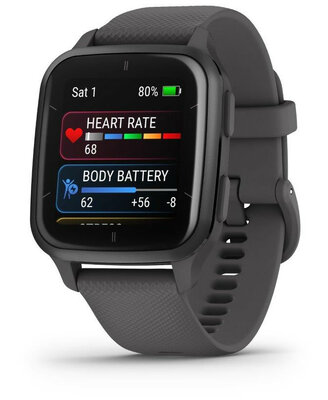 Garmin Venu Sq 2, Slate / Gray Band