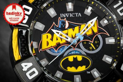 Invicta DC Comics Quartz 52mm 41113 Batman Limited Edition 4000pcs