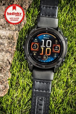 Nylonový řemínek Ricardo 26mm (pro Garmin Fenix 8/7X/6X (51mm), Tactix aj.), černý, QuickFit