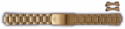 Ocelový náramek Orient KDBAVGG 18mm (pro model BEM5E), zlatý