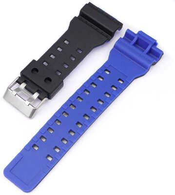 Plastový řemínek Ricardo Felino 16mm (pro Casio G-Shock GA-100, GA-110, GD-120, GLS-100), černý V4