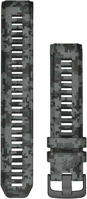 Silikonový řemínek Garmin (pro Instinct 2), šedý/maskáčový, 010-13105-04