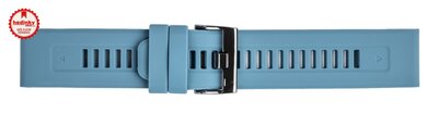 Silikonový řemínek Ricardo 26mm (pro Garmin Fenix 8/7X/6X (51mm), Tactix aj.), modrý V1, QuickFit