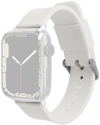 Silikonový řemínek Ricardo (pro Apple Watch 38/40/41mm), White