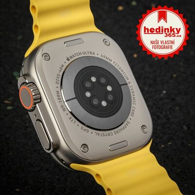 Apple Watch Ultra GPS + Cellular, 49mm Titanium Case / Yellow Ocean Band
