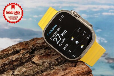 Apple Watch Ultra GPS + Cellular, 49mm Titanium Case / Yellow Ocean Band