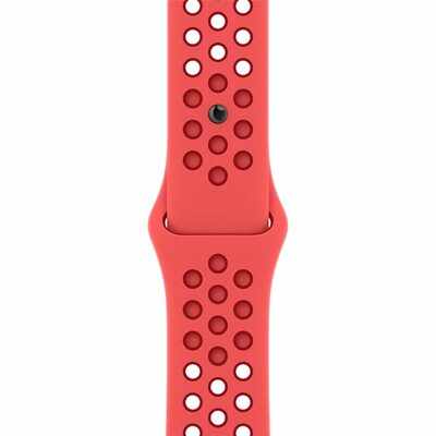 Apple Watch 45mm Bright Crimson/Gym Red Nike Sport Band