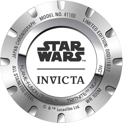 Invicta Star Wars Quartz 41169 Darth Vader Limited Edition 1977pcs