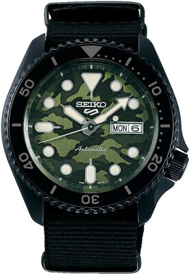 Seiko 5 Sports Automatic SRPJ37K1 SKX Camouflage Street Style