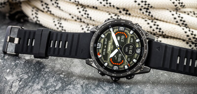 Silikonový řemínek Ricardo 22mm (pro Garmin Fenix 8/7/6 (47mm), Epix 2 aj.), černý V1, QuickFit