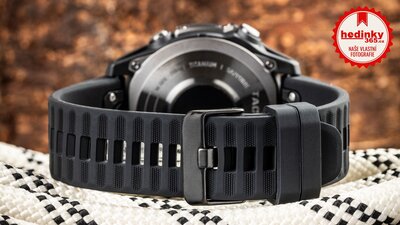Silikonový řemínek Ricardo 22mm (pro Garmin Fenix 8/7/6 (47mm), Epix 2 aj.), černý V1, QuickFit