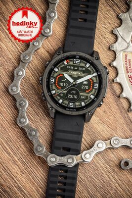 Silikonový řemínek Ricardo 22mm (pro Garmin Fenix 8/7/6 (47mm), Epix 2 aj.), černý V1, QuickFit