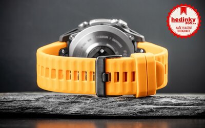 Silikonový řemínek Ricardo 22mm (pro Garmin Fenix 8/7/6 (47mm), Epix 2 aj.), oranžový V1, QuickFit