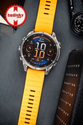 Silikonový řemínek Ricardo Livigno 22mm, Orange, QuickFit