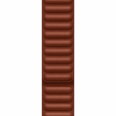 Kožený řemínek Apple (pro Apple Watch 38/40/41mm), hnědý, magnetický, velikost M/L