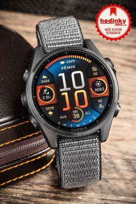 Nylonový řemínek Ricardo 20mm (pro Garmin Fenix 8/7S/6S (43mm), aj.), šedý, provlékací