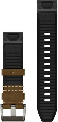 Kožený řemínek Garmin 22mm (pro Garmin Fenix 8/7/6 (47mm), Epix 2 aj.), hnědý V4, QuickFit, 010-13225-07