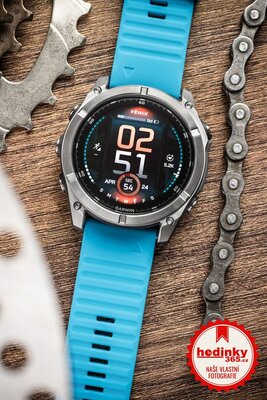 Silikonový řemínek Ricardo 26mm (pro Garmin Fenix 8/7X/6X (51mm), Tactix aj.), modrý V3, QuickFit