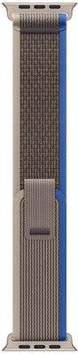 Trailový tah Apple, textilní, modro-šedý, pro pouzdra 42/44/45/49 mm, velikost S/M