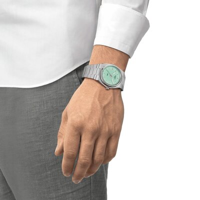 Tissot PRX Quartz T137.410.11.091.01 (v barvě Tiffany Blue)
