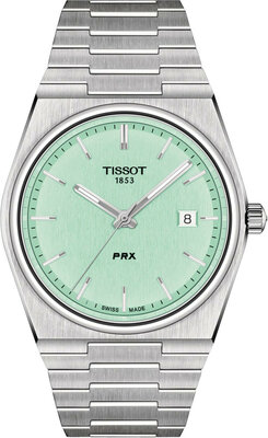 Tissot PRX Quartz T137.410.11.091.01 (v barvě Tiffany Blue)