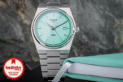 Tissot PRX Quartz T137.410.11.091.01 (v barvě Tiffany Blue)