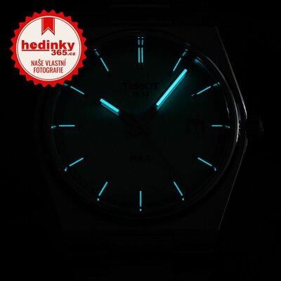 Tissot PRX Quartz T137.410.11.091.01 (v barvě Tiffany Blue)