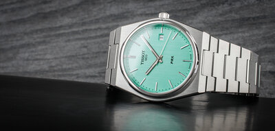 Tissot PRX Quartz T137.410.11.091.01 (v barvě Tiffany Blue)