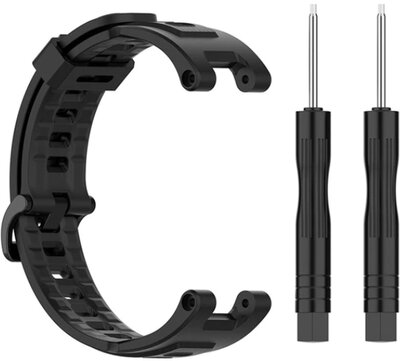 Silikonový řemínek Ricardo Paganella (pro Amazfit T-Rex Pro), Black + příslušenství na výměnu