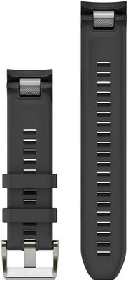 Silikonový řemínek Garmin 22mm, Black, QuickFit, 010-13225-00