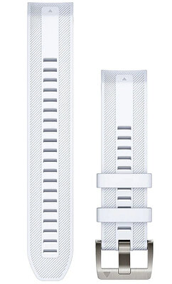 Silikonový řemínek Garmin 22mm (pro Garmin MARQ 2), bílý, 010-13225-06
