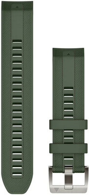 Silikonový řemínek Garmin 22mm (pro MARQ), Pine Green, QuickFit, 010-13225-01