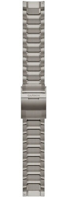 Titanový náramek Garmin 22mm (pro Garmin MARQ 2), stříbrný, QuickFit, 010-13225-12