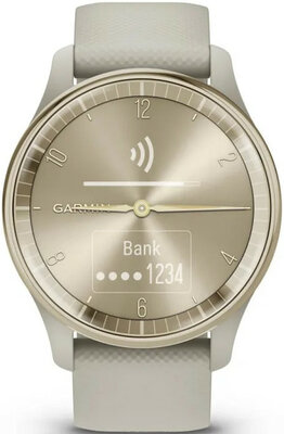Garmin Vívomove Trend Cream Gold / French Gray Band