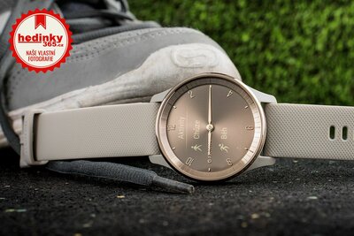 Garmin Vívomove Trend Cream Gold / French Gray Band