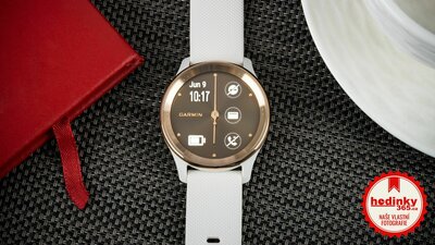Garmin Vívomove Trend Peach Gold / Ivory Band