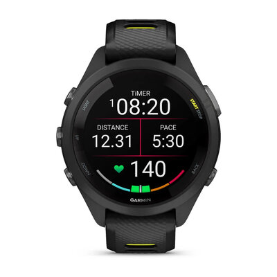 Garmin Forerunner 265S Black / Amp Yellow